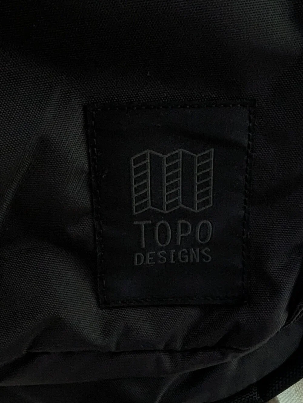 Topo Designs Global Briefcase 3-Way Backpack Laptop Bag NWOT Black Logo